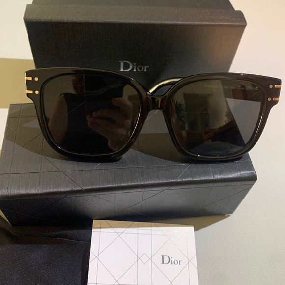 Christian Dior Signature S7F Sunglasses – Black - Picture 1 of 7